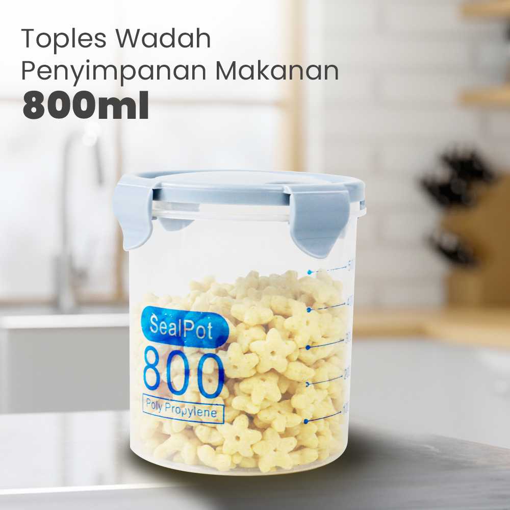 (BISA COD) FTIHSHP  Toples Wadah Penyimpanan Makanan Food Storage Container - H1212