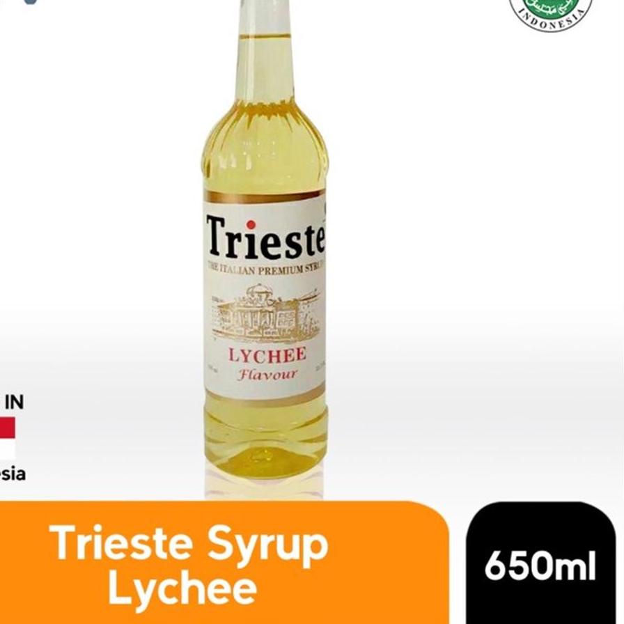 

✰ Syrup Trieste Lychee Flavour 650ml Sirup Leci ☪