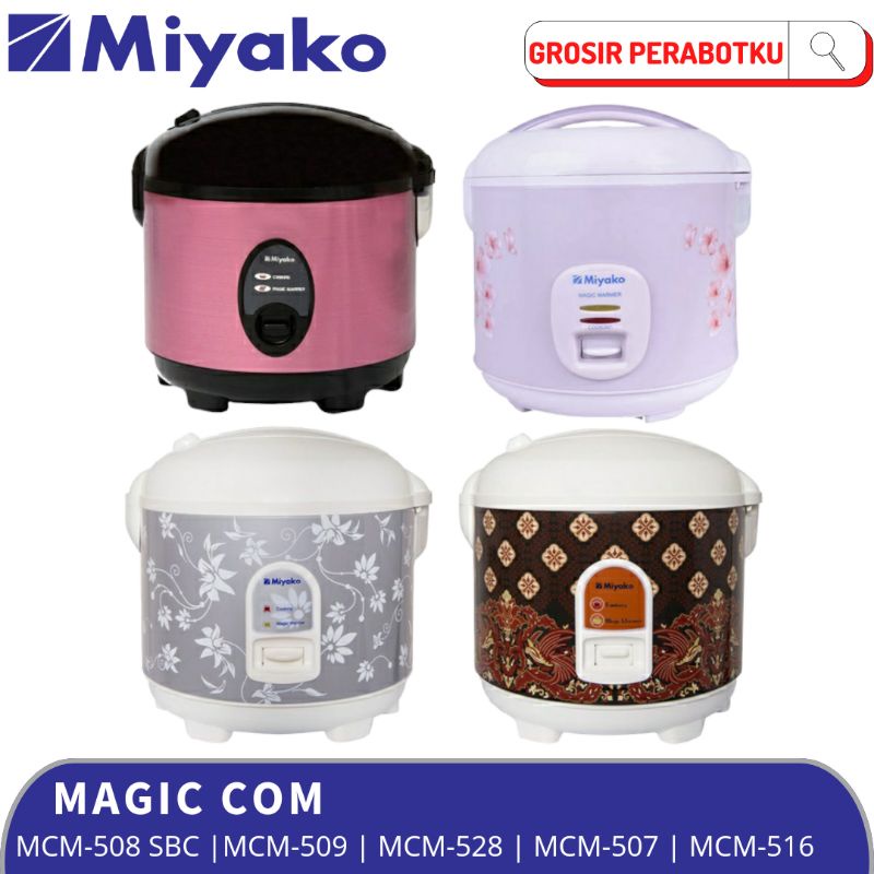 Rice Cooker Magic Com Miyako MCM 508 SBC MCM 509 MCM 528 MCM 516 1.8 Liter