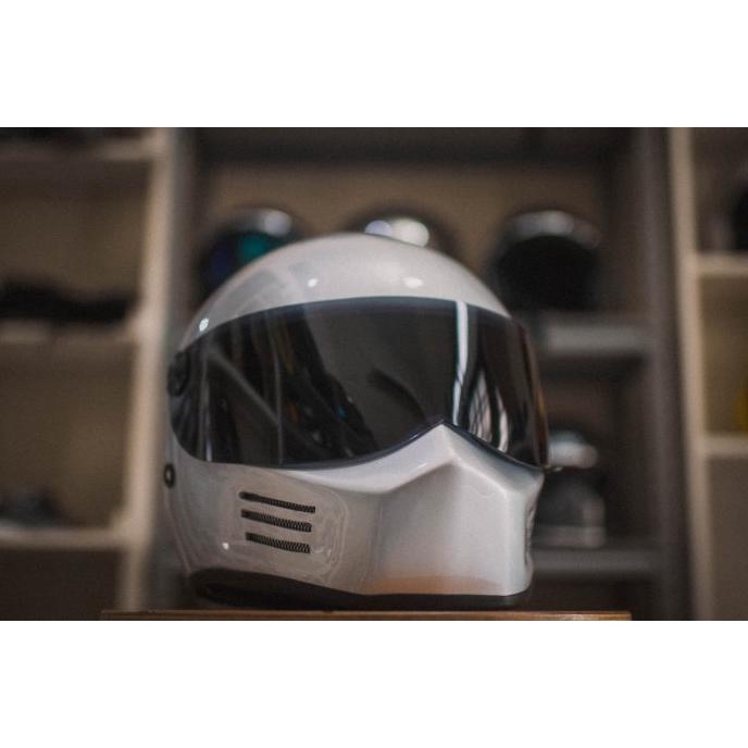 Outlaw Bandit Silver - Helm Full Face