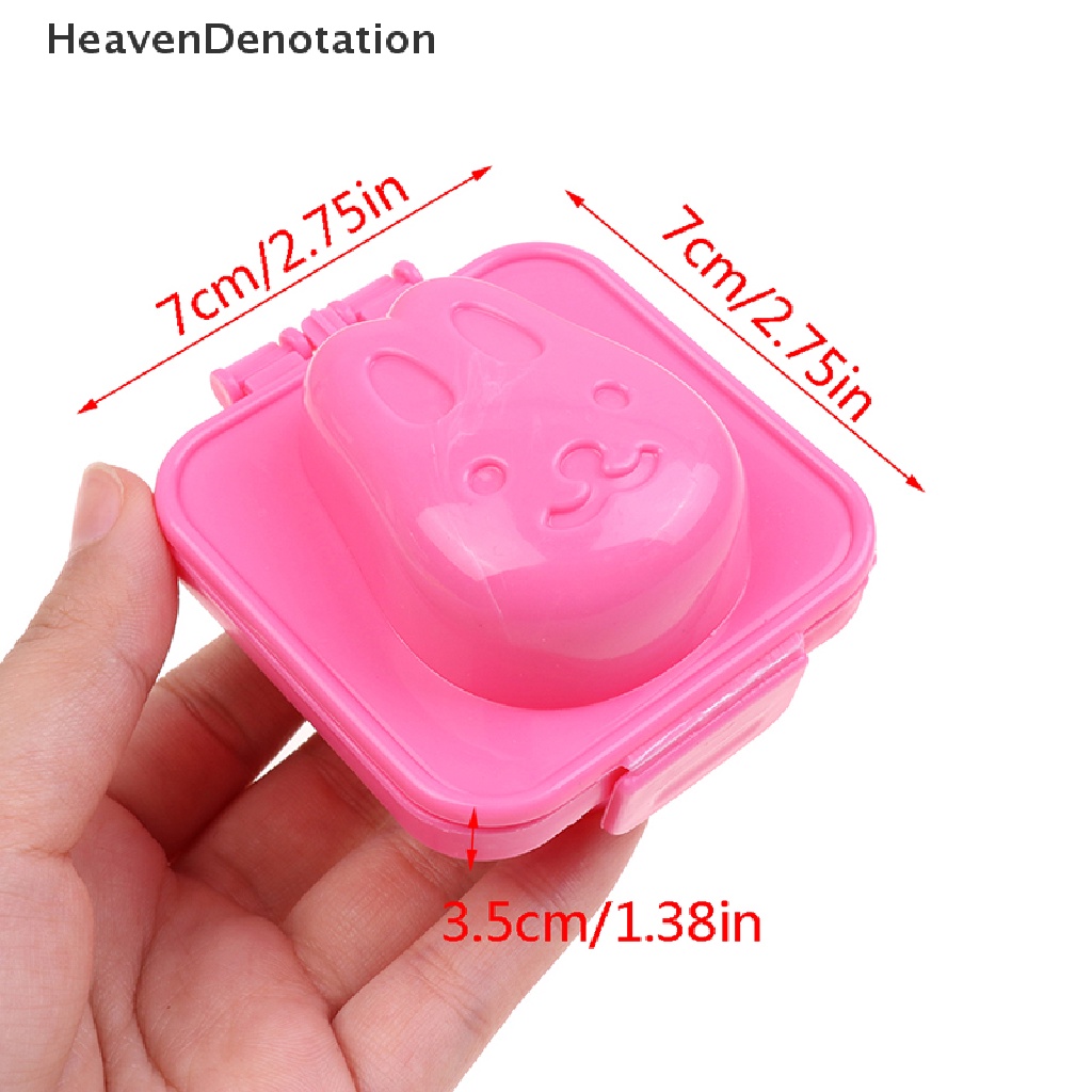 [HeavenDenotation] Cetakan Nasi Bola Bayi Cetakan Kartun Sushi Rice Mold Fish Car Jingle Cat Egg Mold HDV