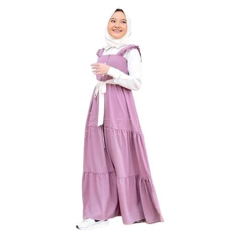 REKOMENDASI Grosir gamis anak remaja wanita perempuan cewek tanggung Terbaru SANIA SET Usia 12Tahun 