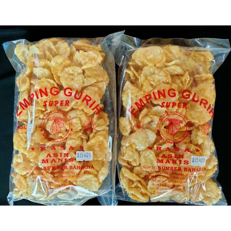 

Emping Gurih Super Asin Manis 250gr
