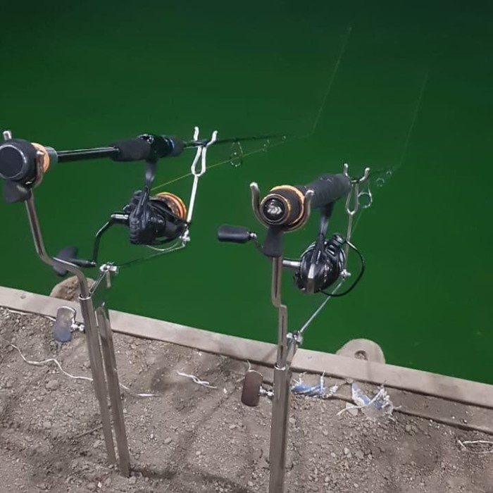 Mancing Cagak Pancing Stainless Steel Model Lipat2