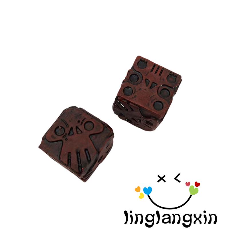 Llx-red Skeleton Dice Creative Novelty Untuk Board Game Untuk Club Pub Party