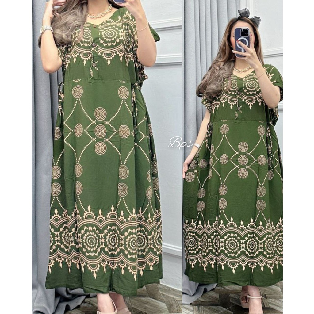 DRESS JUMBO WANITA TERBARU 2023 BAHAN RAYON TEBAL GRADE A KUALITAS PREMIUM /DRES BUSUI TERBARU