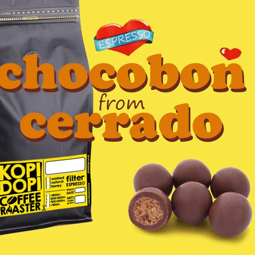 

➶ Kopi Espresso Brazil Chocobon from Cerrado Bourbonut Natural 1 kg 1kg ✈