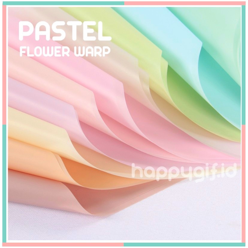 

Flower Wrap Kertas Bunga Waterproof Flower Wrapping Soft Pastel 60 x 60 cm