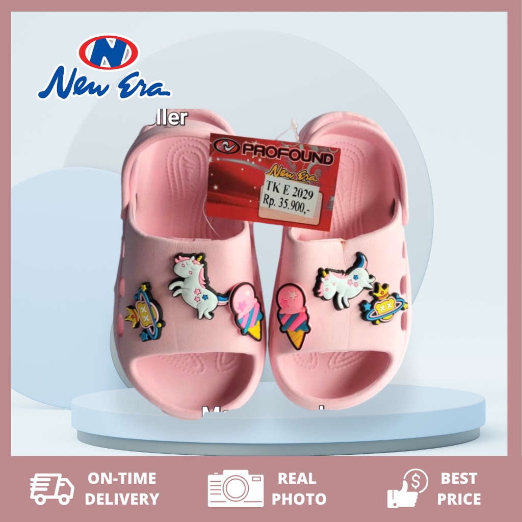 gos NEW ERA TK 2029 SANDAL BAIM SLOP ANAK original anti slip empuk nyaman