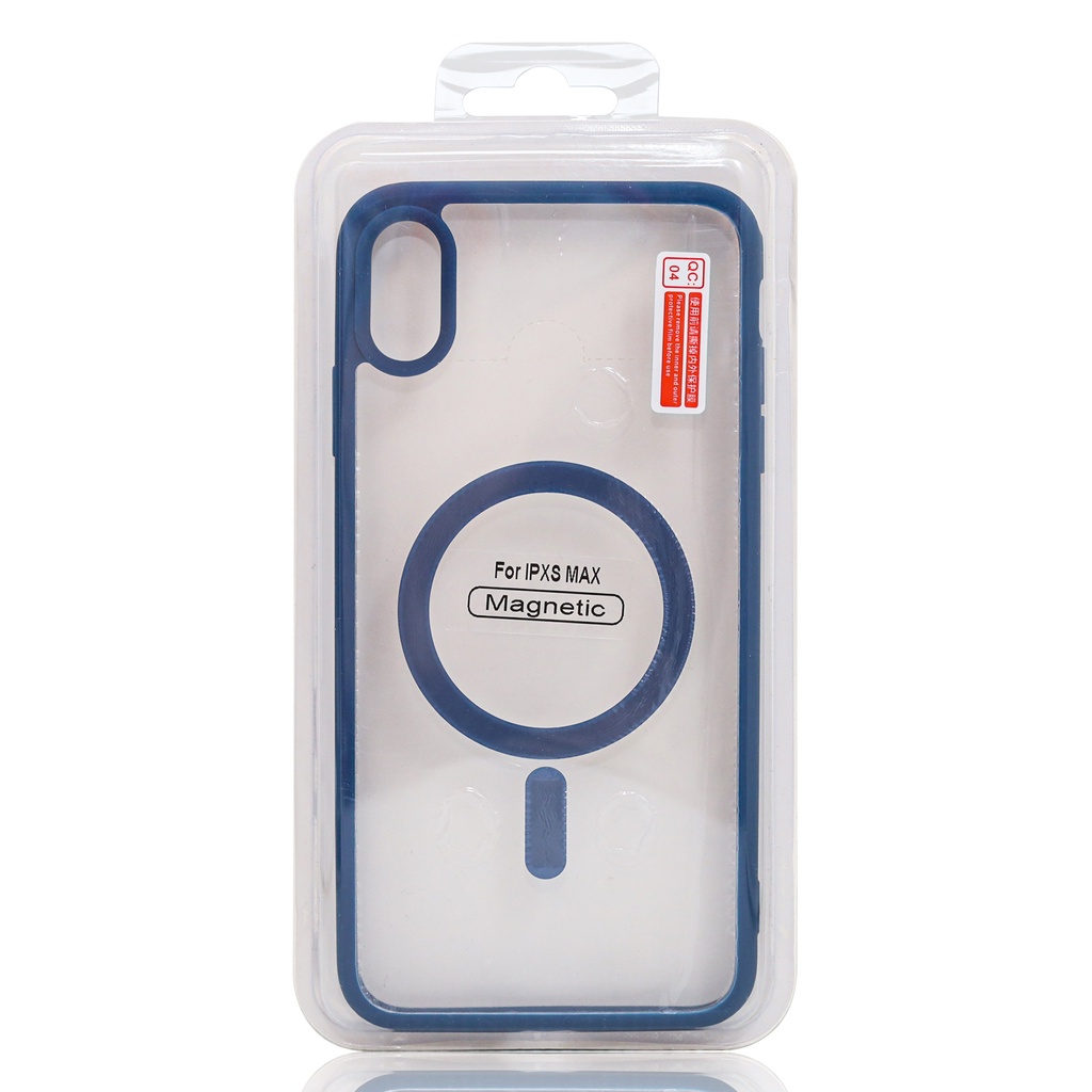 Casing iPhone 13 6.1 | 14 6.1 | 14 Pro Max 6.7 Clear Hard Case Magsafe Color Magnetic Hybrid