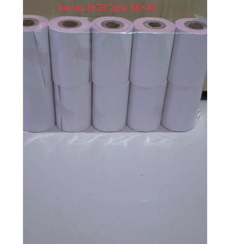 

Terbaru 12.12 KERTAS KASIR/STRUK KASIR 2 PLY BANDUNG 58mm x40mm gas !!