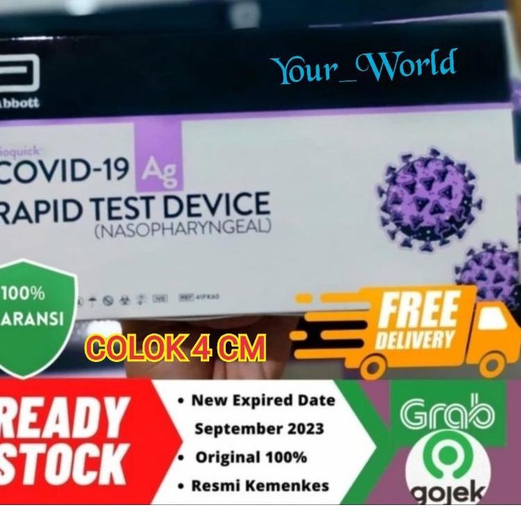 SERBA MURAH N93 SWAB TEST ANTIGEN ABBOT BIOQUICK NASO 1 SET ECER ⁂