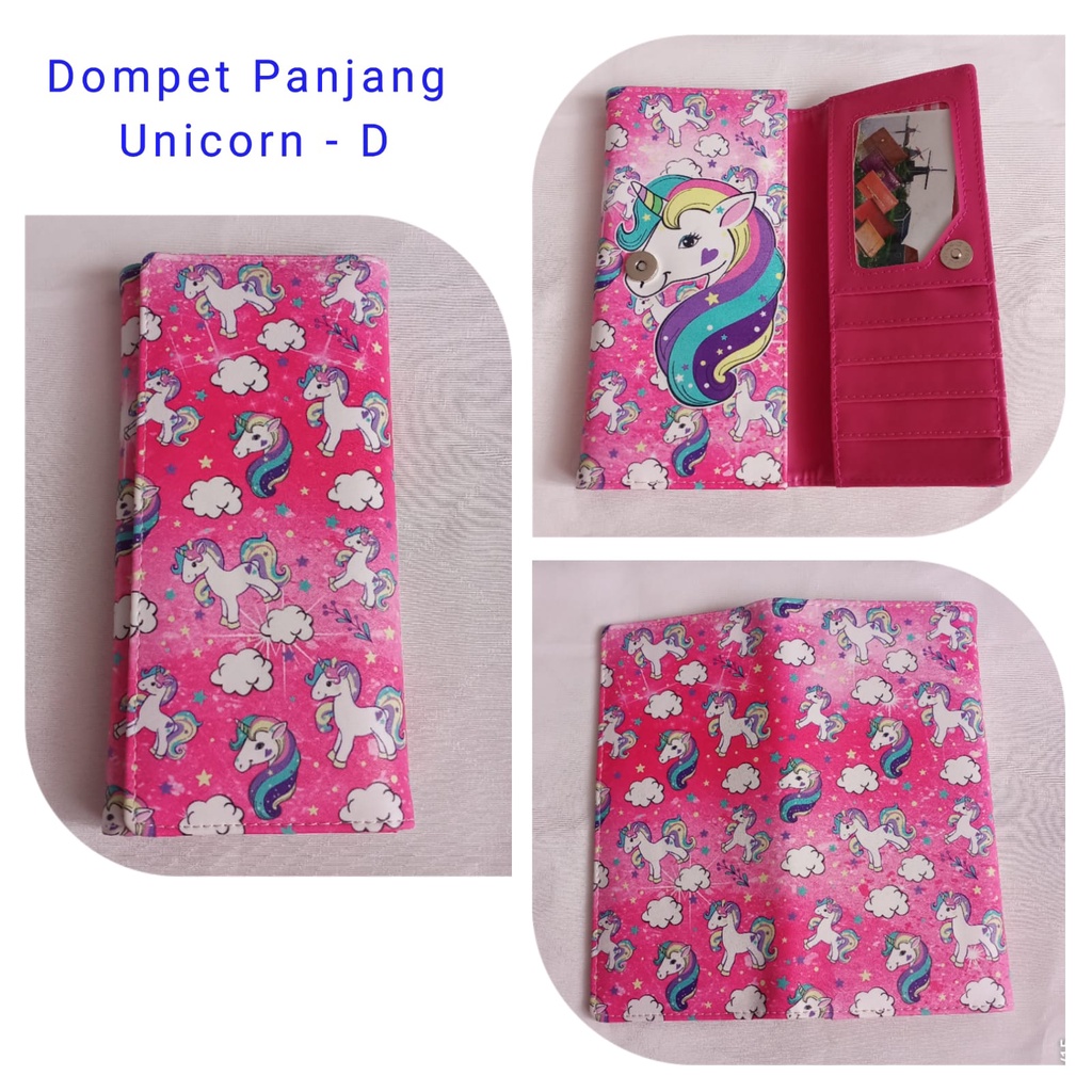 Dompet Lipat Anak Unicorn