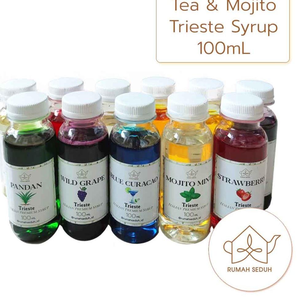 

C30 Trieste Syrup 100mL - Tea and Mojito Syrup- Banana, Blue Curacao, Lychee, Mango, Mint, Pandan PRODUK KEREN ネ