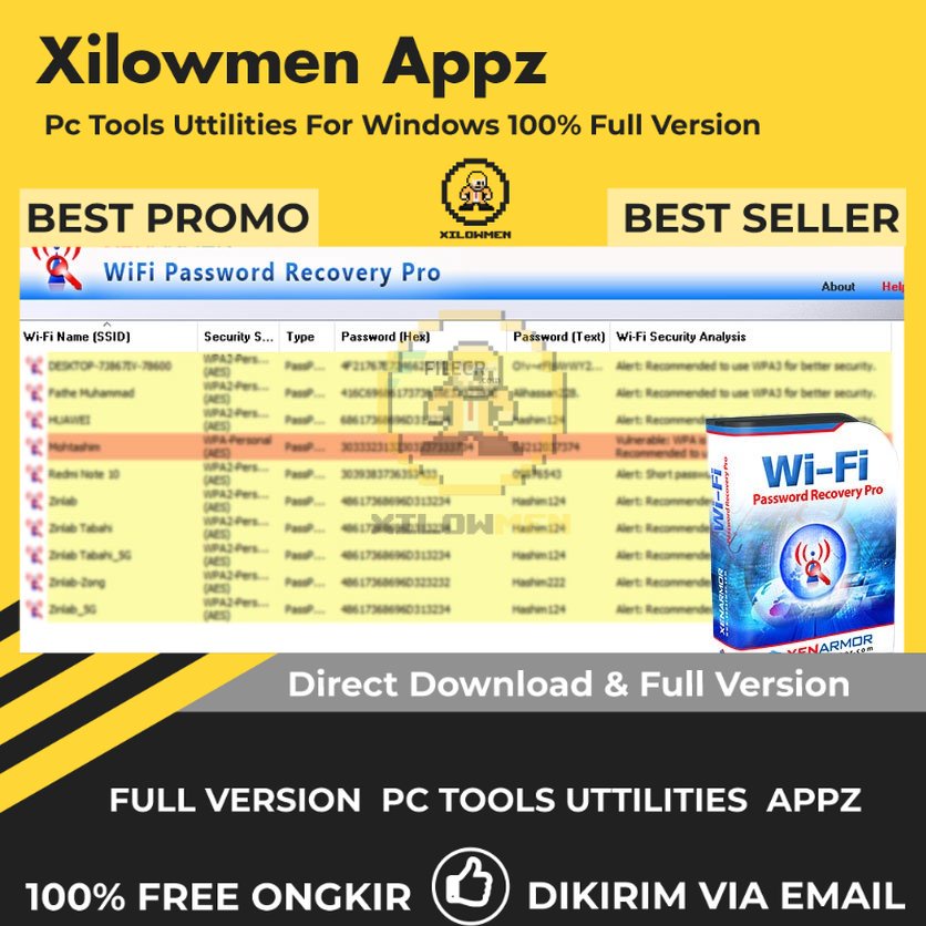 [Full Version] XenArmor WiFi Password Recovery 2022 Pro PC Tools Software Utilities Lifetime Win OS