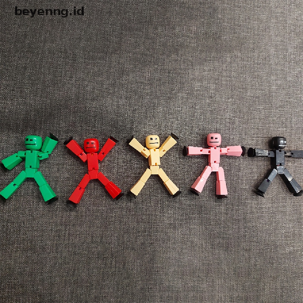 Beyen 2pcs Warna Random Stikbot Screen Animasi Mainan Gudang Boneka Dengan Sucker Toys ID