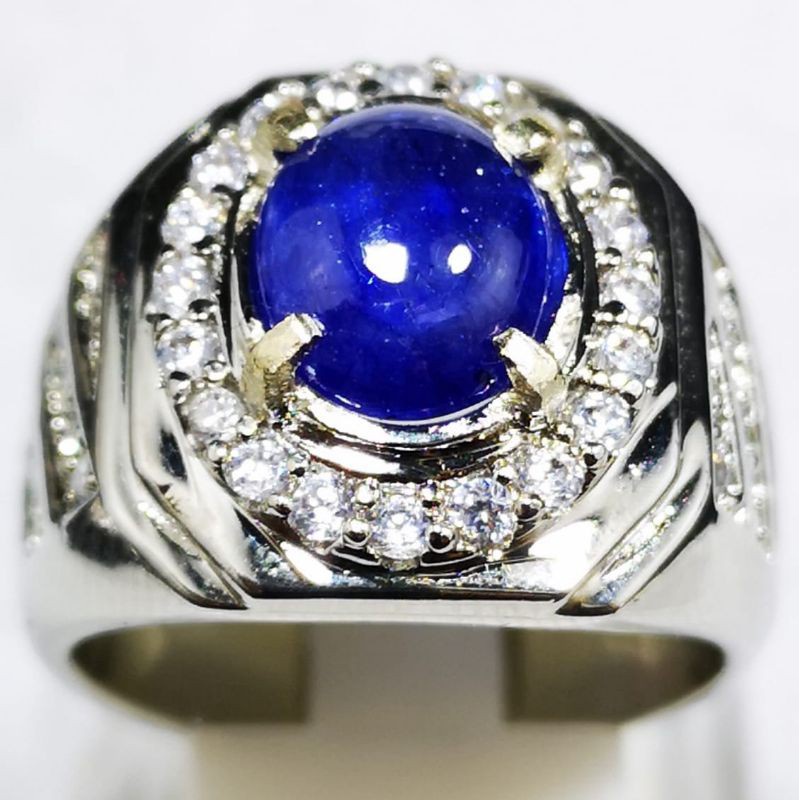 COD [BISA BAYAR DITEMPAT] BATU CINCIN BLUE SAFIR HOT LUSTER CORUNDUM