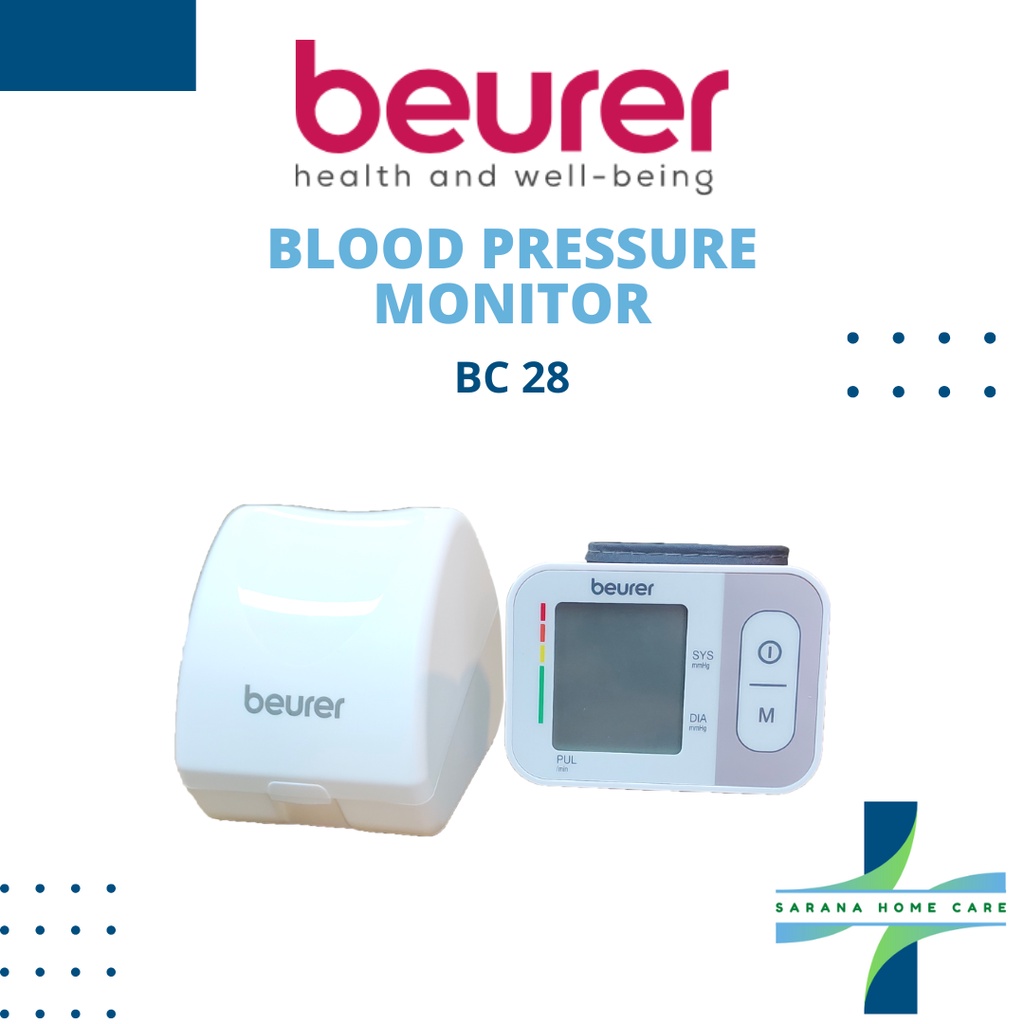 BEURER Blood Pressure Monitor BC 28/ tensi pergelangan / wrist bpm/ tensi digital/ bpm