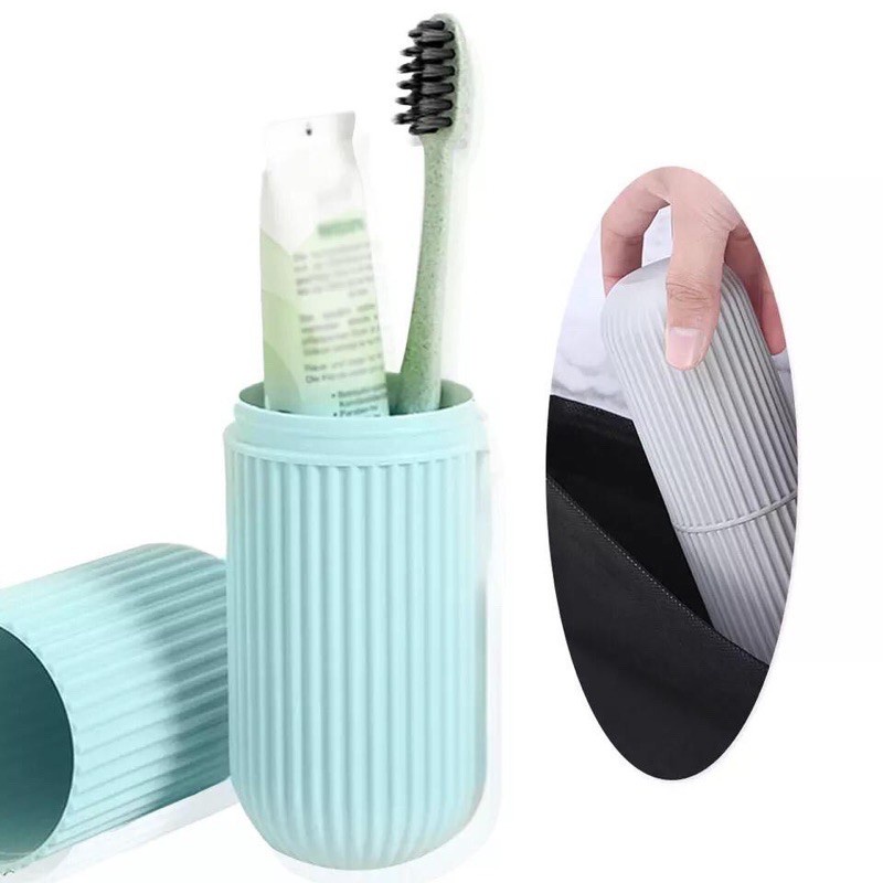 Tempat Sikat Gigi Travel Kotak Sikat Gigi Odol Toothbrush Case Pastel Dispenser Odol Traveling