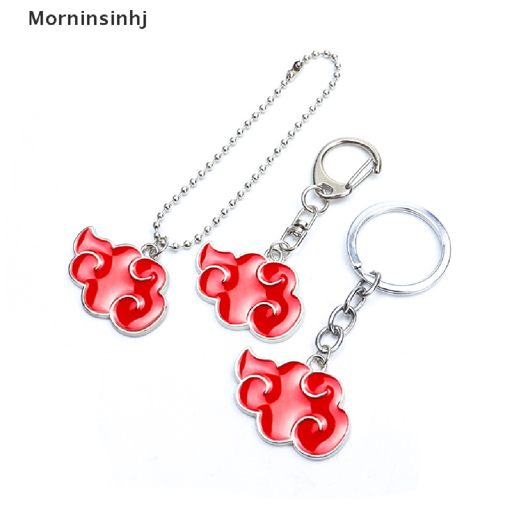 Mornin Red Cloud Keychain Cosplay Anime Liontin Kalung Perhiasan Gantungan Kunci Aksesoris id