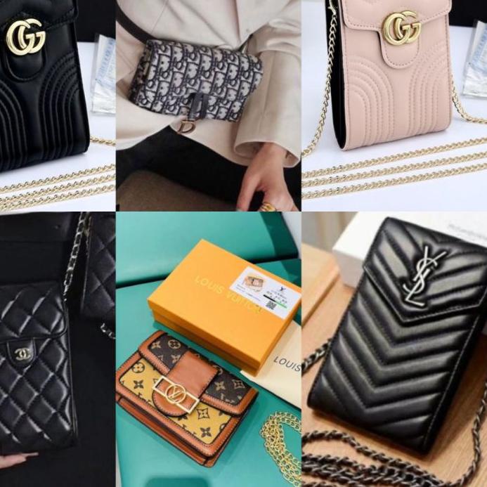✨BIG SALE✨ Tas selempang import / Tas Hp Iphone oppo vivo Samsung xiaomi Realme / sling bag / dompet