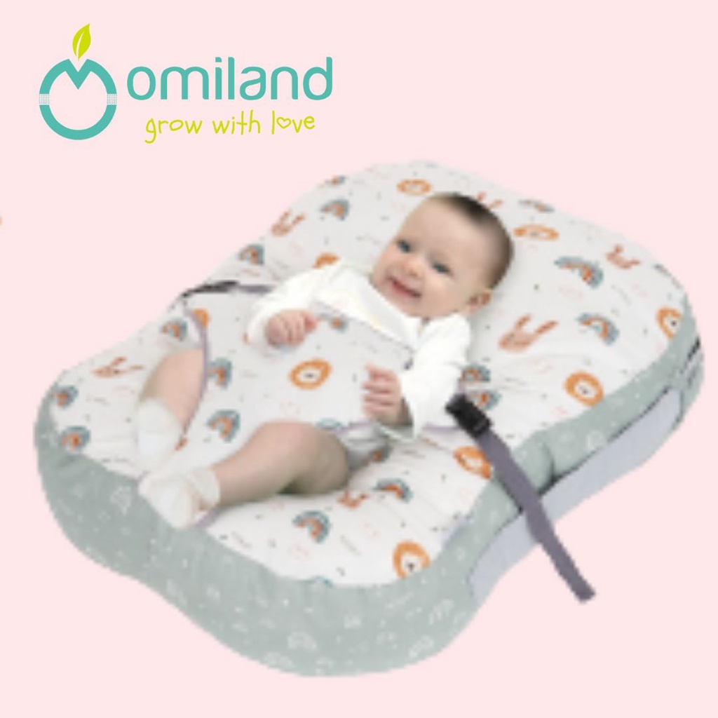 Omiland Sofa Bayi Multifungsi + Bantal Dot Rainbow Series OB561712