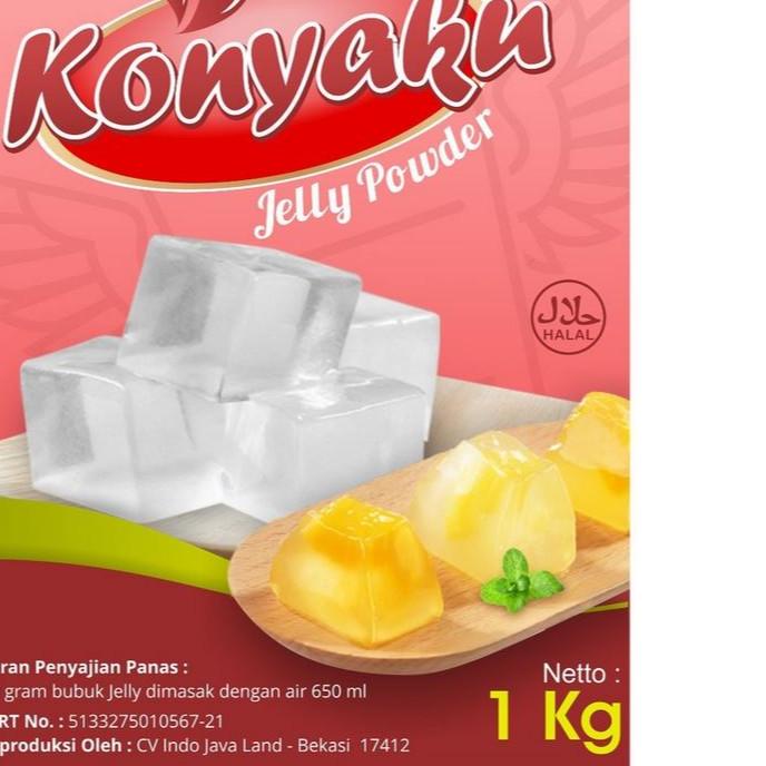 

♪ KONYAKU JELLY 1KG Seperti Nutrijel Bening Ekonomis ♀
