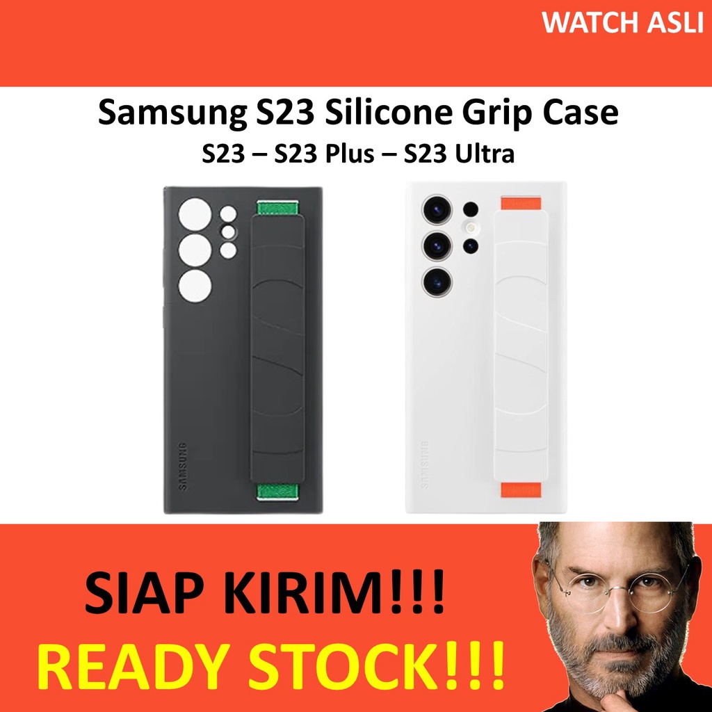 Casing Samsung Galaxy S23 S23+ S23 Ultra Silicone Grip Case Original
