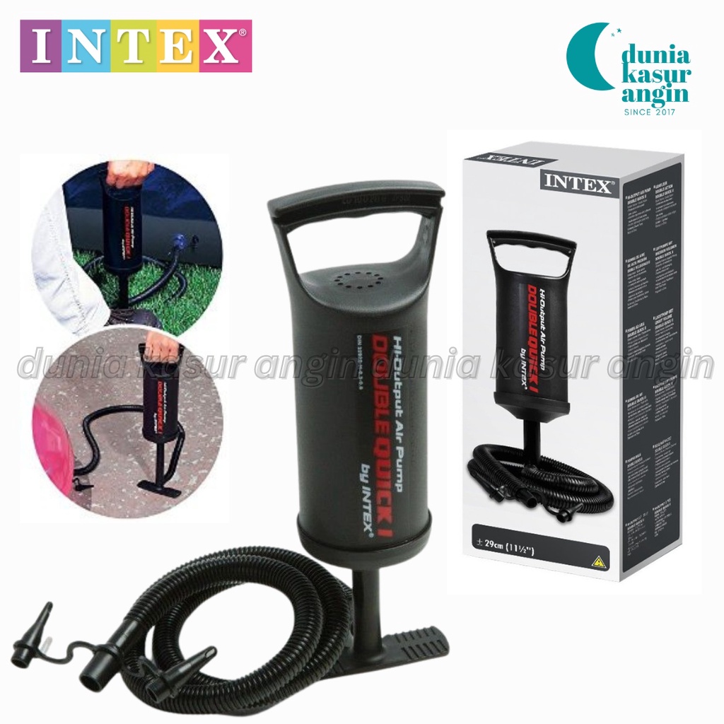 DuniaKasurAngin - INTEX 68612 Pompa Kasur Angin Pompa Manual / INTEX 68614 Pompa Angin Tangan Merk I