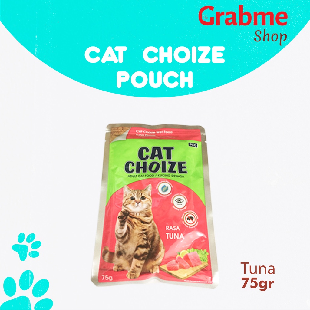 Makanan Kucing Basah CAT CHOIZE Pouch Adult 75gr