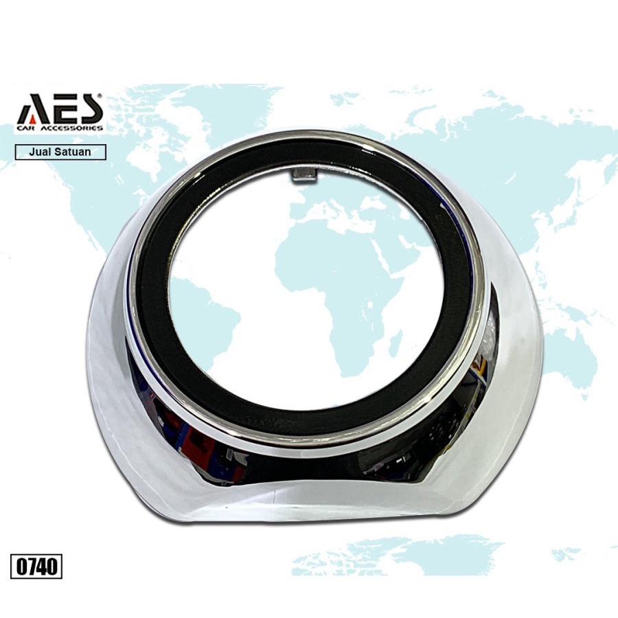 SHROUD PROJECTOR TIGUAN TUGUAN 3 INHCI AES CHROME By ADN