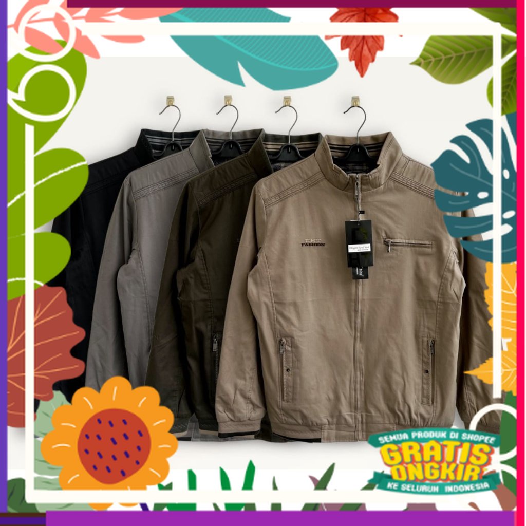 New Arrival ll Jaket Bomber Import Casual Pria Polos Bahan Katun Original Terbaru ll Jacket Trucker 