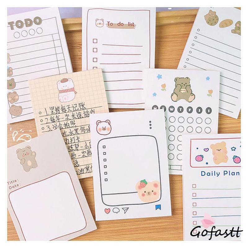 

Catatan tempel beruang yang kreatif dan lucu catatan tempel buku tamu yang dapat disobek catatan tempel buku catatan yang dapat disobek G