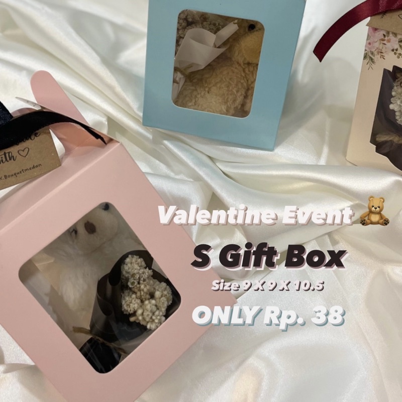 

BU008 S Gift Box / Hadiah Valentine / Box Hadiah / Valentine / Gift murah / Giftbox Medan