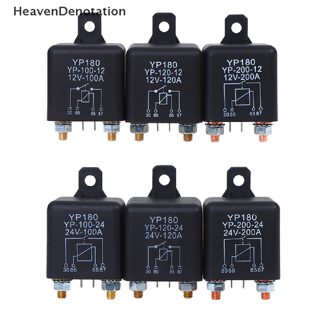 [HeavenDenotation] Starg relay 200A 100A 12V / 24V Power Automotive Heavy Current Start Relay HDV