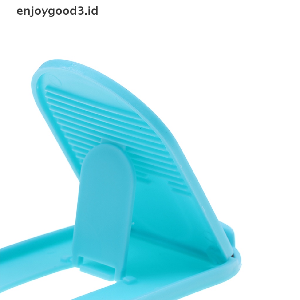 【 Rready Stock 】 Folding cell phone holder support Plastic stander Adjustable Smartphone Stand （ ID ）