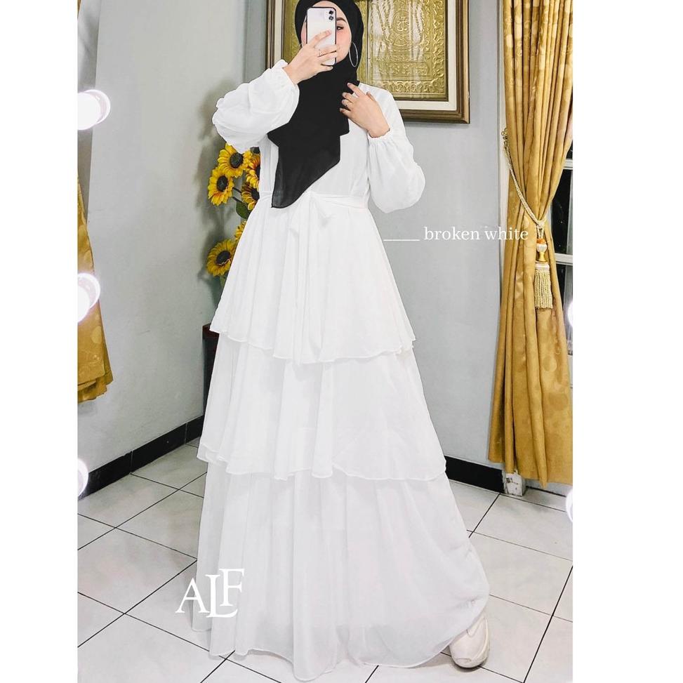 READY Gamis Ceruty Babydoll Susun 3 | Jelita Dress