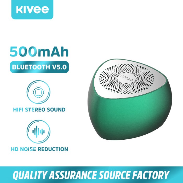 Speaker Kivee Mini Speaker Bluetooth 5.0 With Audio Reduction