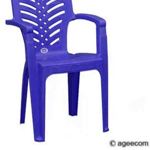 ❊ Kursi Santai Plastik /Kursi Sender Pakai Tangan Napolly ✵