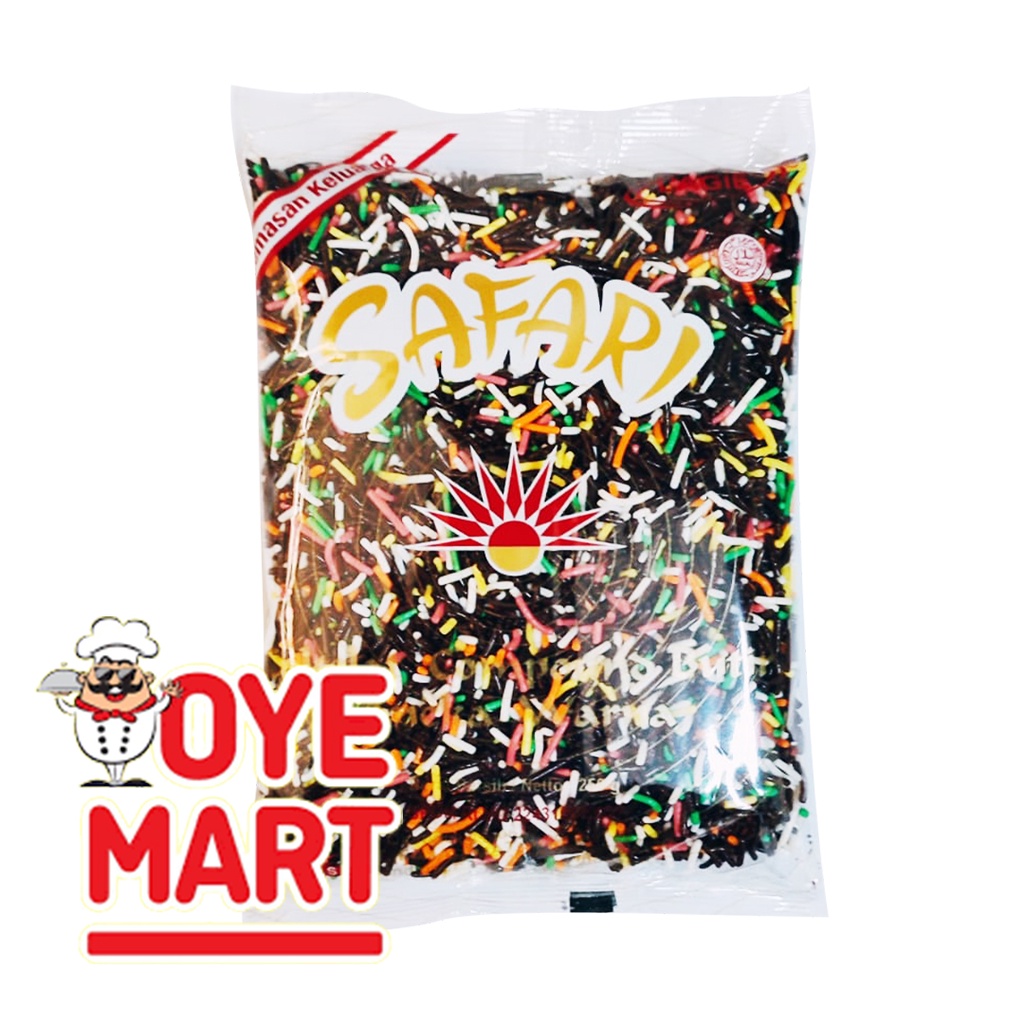 LAGIE SAFARI COKELAT COMPOUND BUTIR ANEKA WARNA 250GR