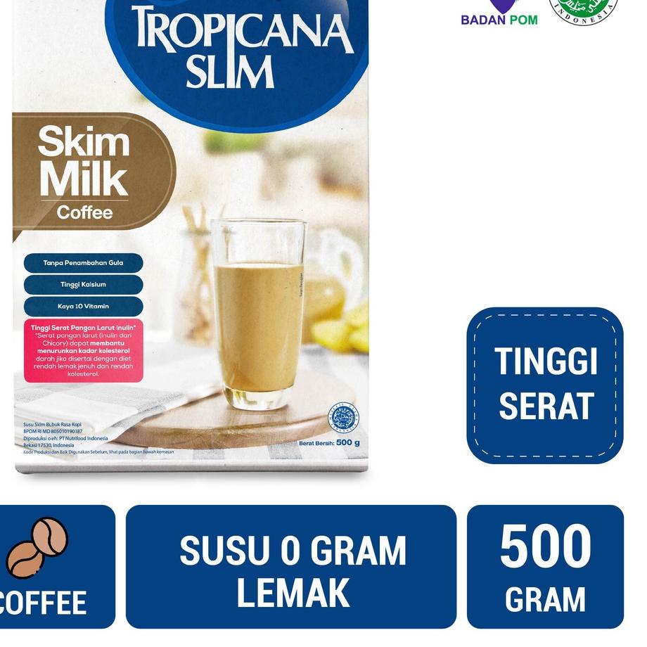 

☜ Tropicana Slim Susu Skim Coffee 500gr - Bantu Turunkan Kolesterol ➽