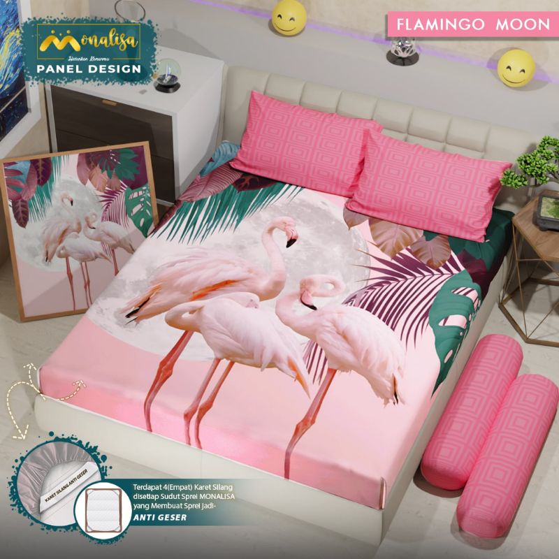 Sprei Flamingo Moon