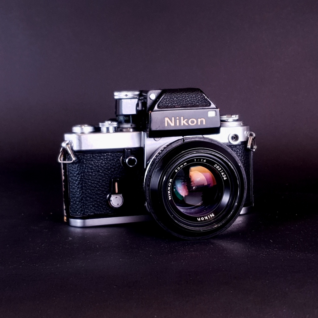 NIKON F2 +LENSA NIKON 50MM F 1.4 AI LIKE NEW  KAMERA FILM ANALOG
