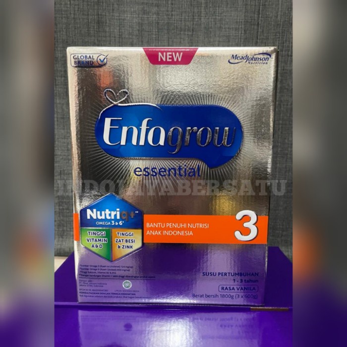 

[ COD ] Enfagrow Essential 3 1800 gr (FREE GIFT)