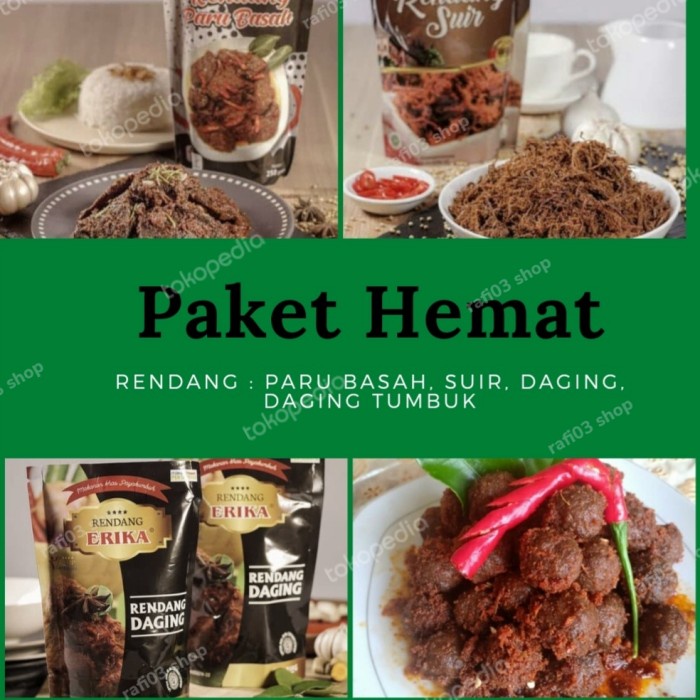 

(COD) HEMAT!!! PAKET PARCEL RENDANG ERIKA