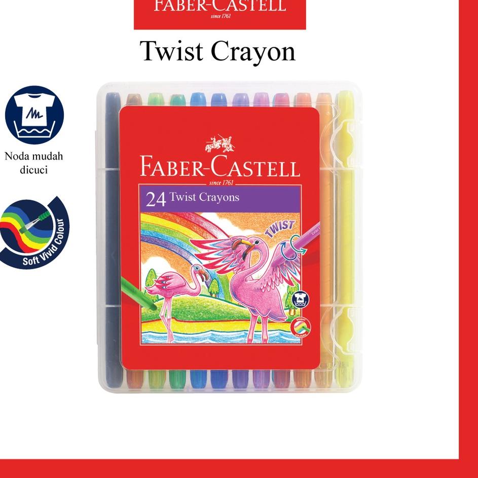 

Hadir Favorit Twist Crayon Faber Castell 24 Warna Krayon Putar Untuk Mewarnai