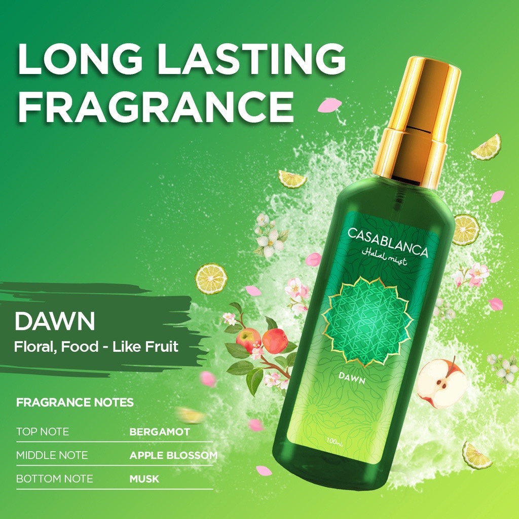 Casablanca Halal Mist | Parfum Halal Murah 100 ml