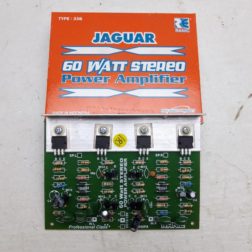 Telah Hadir Kit Power Stereo 60watt JAGUAR Tipe338 ZRG
