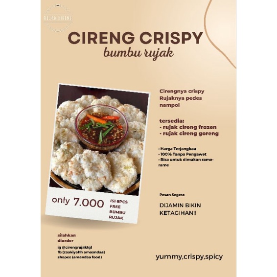 

Cireng Rujak