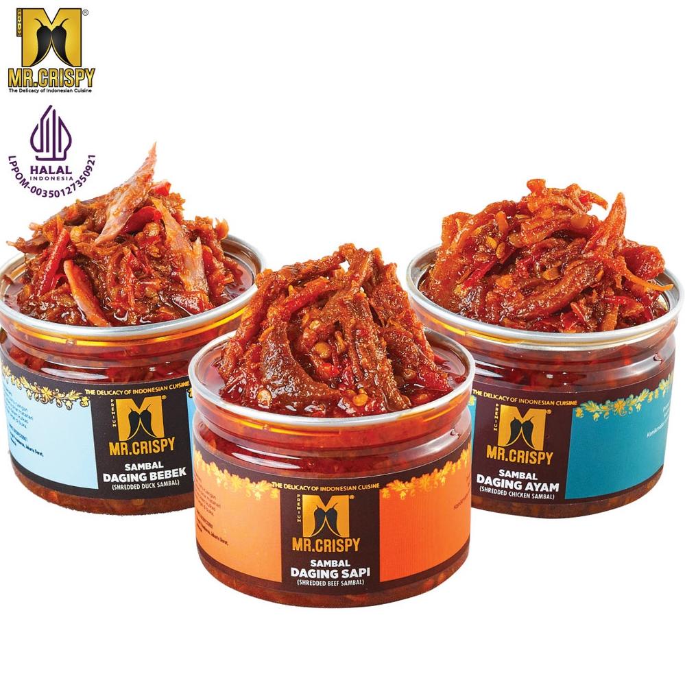 

1.1 Full Cashback Sambal Daging Bebek/Ayam/Sapi/Sambel Mr.Crispy Ramayana